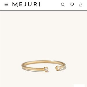 Mejuri Diamonds Open Ring size 9